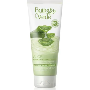 Kosmetika na nohy Bottega Verde Aloe Vera hydratační a zklidňující gel krém na unavené nohy 100 ml