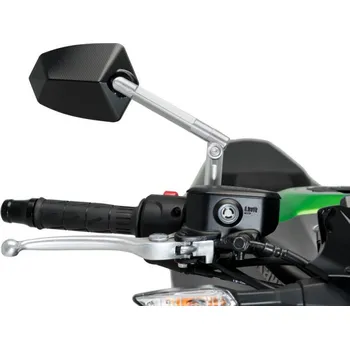 Zrcátko pro motocykl Zpětné zrcátko PUIG GT.1 020DN eloxovaný hliník / černá pravý pro YAMAHA MT-09 850 / 890