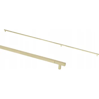 Nábytkové kování NÁBYTKOVÁ ÚCHYTKA ZLATÁ PRO NÁBYTEK SKŘÍNĚ 1200 MM 120CM 1,2M LOFT DLOUHÁ WISP AKS