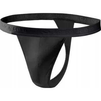 Dámské spodní prádlo Tanga pánské Tiger STM01 černé Sesto Senso (XL)