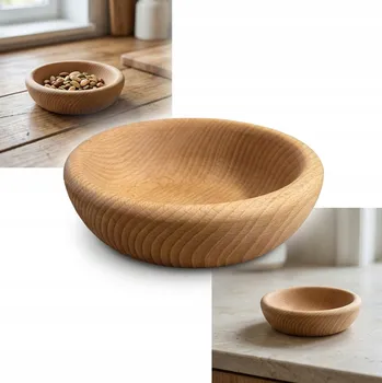 BUKOVÁ MISKA olejovaná 12 cm DŘEVĚNÁ MÍSA přírodní BUK do kuchyně