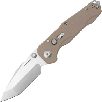 kapesní nůž Real Steel Evolution Ironclad Stonewash D2, Coyote G10, Tanto RE-7912SC