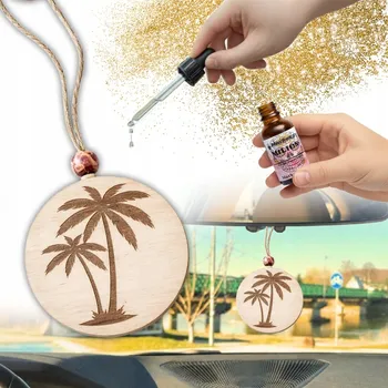 Vůně do auta Vůně do auta PALMY + parfém - dřevěný osvěžovač vzduchu do auta