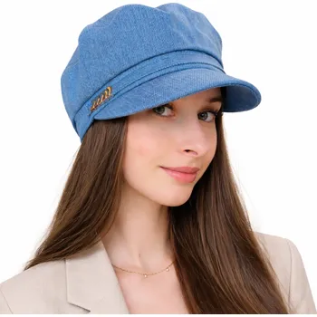 Čepice Dámská džínová bekovka - Seeberger Velikost: 55 cm (S)