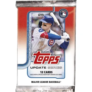 Sběratelská karetní hra 2025 Topps Major League Baseball Update Series Blaster Balíček