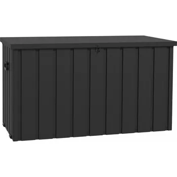 Zahradní úložný box Zahradní box 125,5x61,5x70 cm | tmavě šedý