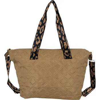 Kabelka Nicole Brown Dámská kabelka JBFB 437 CAMEL/LEOPARD