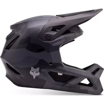 Cyklistická přilba Fox Rampage Helmet 2024 black camor YS