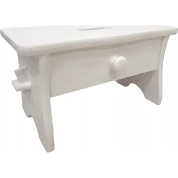 Kancelářská židle Arms-Kutek STŘEDNÍ BÍLÁ ŽIDLIČKA SE ZÁSUVKOU