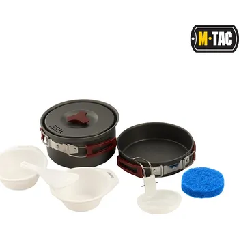 Kempingové nádobí Sada nádobí M-Tac Individual Cookware Set - šedá