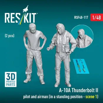 Plastikový model Reskit 1/48 A-10? Thunderbolt II pilot & airman (2 pcs.)