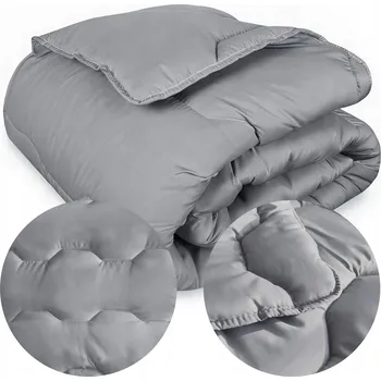 přikrývka PŘIKRÝVKA 200x220 antialergická celoroční prošívaná ŠEDÁ Kaja