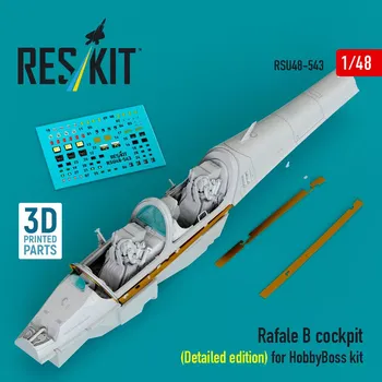 Plastikový model Reskit 1/48 Rafale B cockpit - Detailed (HOBBYB)