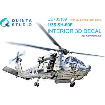 Plastikový model Quinta studio 1/35 SH-60F Seahawk 3D-Print&col.Inter. (KITTYH)