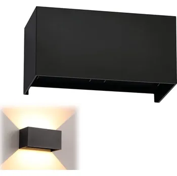 Nástěnné svítidlo LAMPA KINKIET ZEWNĘTRZNY ZAHRADNÍ NÁSTĚNNÉ LED SVÍTIDLO NA ZEĎ NAHORU DOLŮ NASTAVITELNÉ 24W