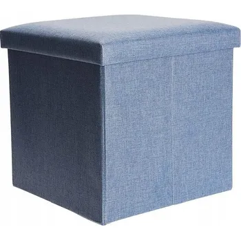 Taburet Skvělý taburet do domácnosti s úložným prostorem, 38 x 38 cm Barva: modrá