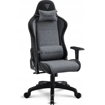 Křeslo Herní křeslo Sense7 Spellcaster Fuku látka černo-šedé