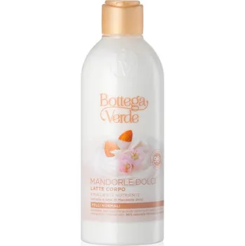 Tělový krém Bottega Verde Mandorle Del Mediterraneo vyživující tělové mléko se zvláčňujícím účinkem 250 ml
