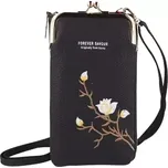 Pouzdro na telefon, univerzální (crossbody), barva černá