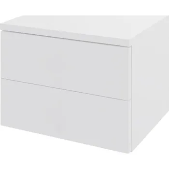 Noční stolek Noční stolek se dvěma zásuvkami, systém click-on, šířka 50 cm