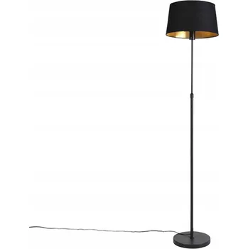 Stojací lampa Stojací lampa černá s černým stínidlem 35 cm nastavitelná - Parte