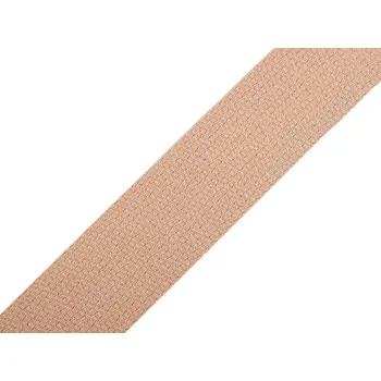 Bavlněný popruh šíře 30 mm, střední, 1903 pudrovobéžová