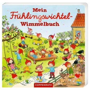První čtění Mein Frühlingswichtel-Wimmelbuch - Kaden, Outi [DE] (2026, Desková, Coppenrath)