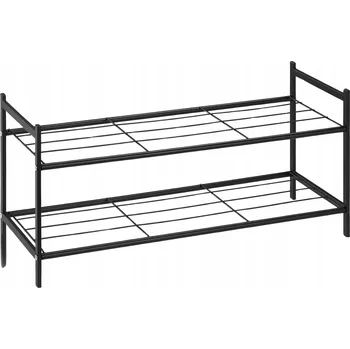 Botník Relaxdays na nožičkách 70 x 33,5 x 26 cm černý