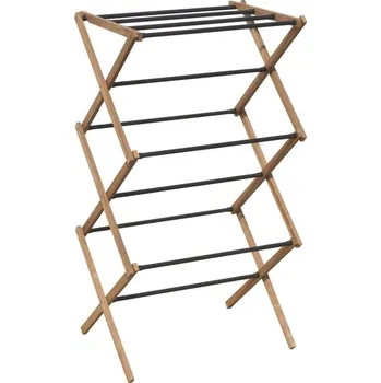 Dávkovač mýdla CIKCAK skládací stojan na ručníky 73x97x39cm, jasan