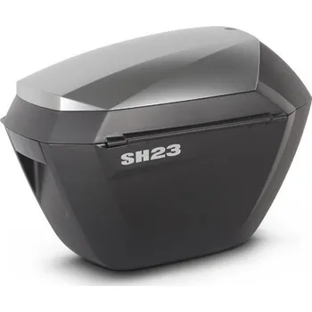 Zavazadlo na motocykl Boční kufry na motorku SHAD SH23 D0B23200W aluminium look pro HONDA X-ADV 750