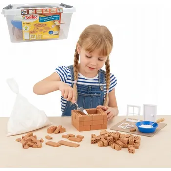 ostatní stavebnice Stavebnice Sada Brick Cihly Teifoc Starter Set 100 dílků