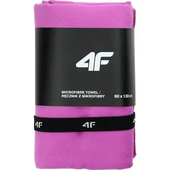 Ručník 4F Rychleschnoucí ručník z mikrovlákna 80x130 cm 4FWSS25ATOWU053-54S Růžový