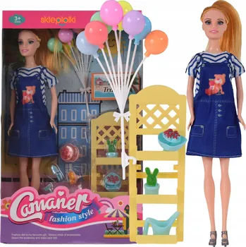 Panenka LALKA FLORYSTKA PANENKA FLORISTKA - HRAČKA PRO DĚTI HOLKY KLUKY, PŘÍSLUŠENSTVÍ, SADA