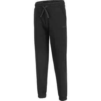 4F Chlapecké tepláky joggery - černé, Velikost 164 (13-14 let)