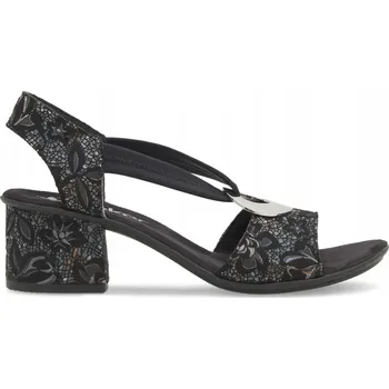 Dámské sandále Rieker dámské sandály 64683-91 podpatek blok, velikost 36