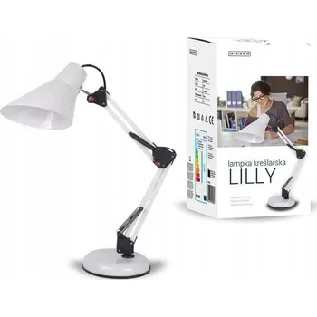Lampička Stolní lampička Nilsen Lilly bílá, výkon až 40 W