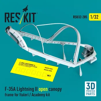 Plastikový model Reskit 1/32 F-35A Lightning II open canopy (ITAL/ACAD)