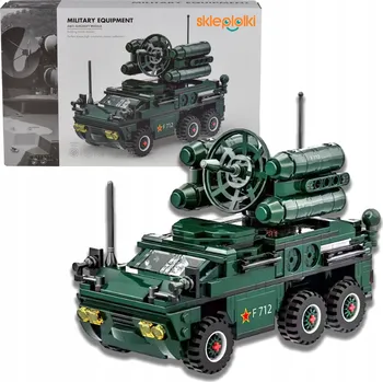 ostatní stavebnice STAVEBNÍ STAVEBNICE MODEL PROTILETECOVÉHO OBRANNÉHO VOZU PRO DĚTI