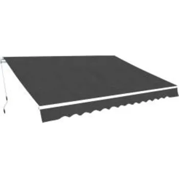 Markýza Skládací markýza na ruční ovládání 600 cm antracitová276355