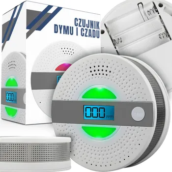 Zabezpečovací technika Detektor oxidu uhelnatého oxidu uhelnatého a kouře s LCD displejem CE