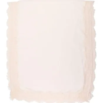 Šála Dámská elegantní šála s krajkou E-09549 barva: béžová