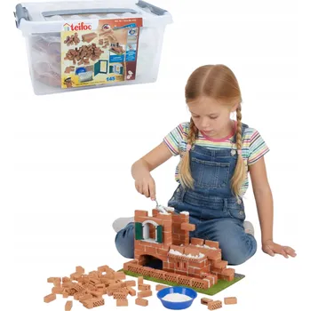 ostatní stavebnice Stavebnice Cihly pro děti Teifoc Kreativní sada 145 ks