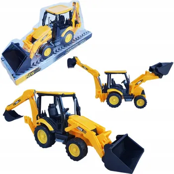 autíčko VELKÝ BAGR NAKLADAČ TRAKTOR S POHYBLIVÝMI DÍLY HRAČKA PRO DĚTI