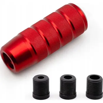 Hlavice řadicí páky UNIVERZÁLNÍ HLINÍKOVÁ RUKOJEŤ ŘADÍCÍ PÁKY V3 ČERVENÁ GRUBYGARAGE