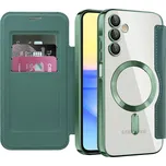 Techsuit - Pouzdro SmartMag Book - Samsung Galaxy A15 5G - zelené