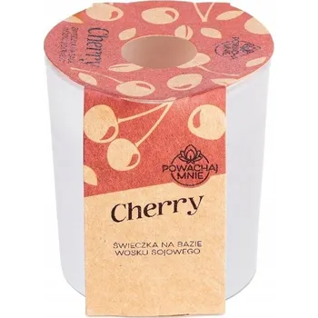 Svíčka VONNÁ SVÍČKA SÓJOVÁ CHERRY BÍLÁ 130 ML PAVONCELLA