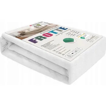 Prostěradlo Froté prostěradlo s gumou bílé 200x200 cm