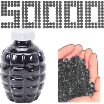 Dětská zbraň KULIČKY DO PISTOLE KARABINY GELOVÉ VODNÍ ORBIZ ORBEEZ 7-8mm 50000 ČERNÉ