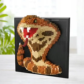 ostatní stavebnice 1533 ELEMENTÓW STAVEBNICE 3D COBRA STEM HRAČKA DO OBÝVACÍHO POKOJE