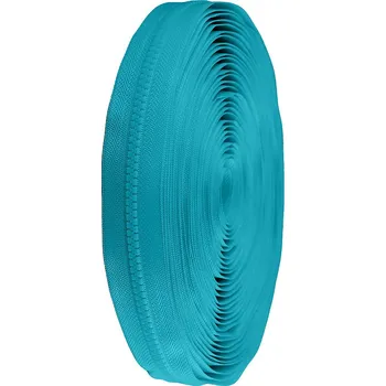 Zip Zip kostěný No 5 metráž, velké, 207 modrá tyrkys